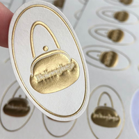 Autocollants de logo personnalisés, étiquette d'emballage en vinyle adhésif imperméable en PTFE pour cosmétiques, ruban d'emballage de marque personnalisé