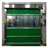 Puerta Enrollable de PVC de Alta Velocidad Personalizada de Fábrica, Puerta Automática de Clasificación Rápida para Almacenes, Logística, Talleres, Resistente al Viento, con Servomotor