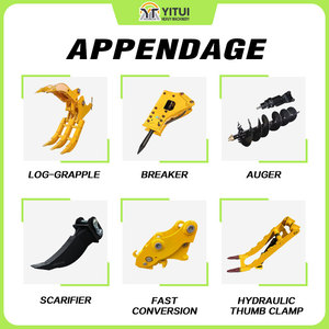 Mini-Bagger 3,5 Tonnen Hydraulischer Bagger Langlebige Kompaktmaschine mit Kubota-Motor für Landwirtschaft und Garten Maßgeschneiderter Mini-Bagger - Product Image 4
