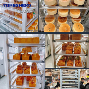 Tùy chỉnh thương mại thép không gỉ Nhà Hàng Bánh thực phẩm xe đẩy bánh mì Xe Đẩy Lò Nướng Giá để nướng - Product Image 6