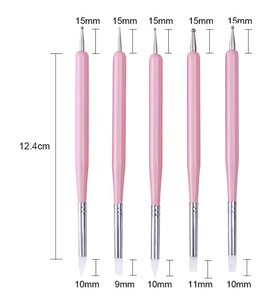 Nhà Máy Trực Tiếp Giá Double Sided Nail Brush Chi Tiết Công Cụ Trong Nail Art - Product Image 3