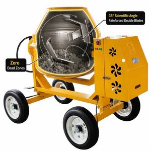 Mezcladora de Concreto Móvil HK-700-4D de 700L de Gran Capacidad, Motor Diésel, 4 Ruedas, Tambor Inclinable Portátil, Máquina Mezcladora de Cemento - Product Image 5