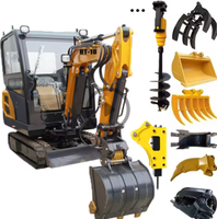 Mini-excavatrice de 2 tonnes conçue pour les projets d'ingénierie de petite et moyenne taille avec une excellente stabilité