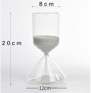 Đồng hồ cát từ tính cơ bản bằng gỗ 1/5/15/30 phút đồng hồ cát đồng hồ cát màu đen trang trí sáng tạo phong cách - Product Image 3