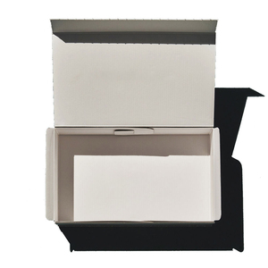 Hộp bưu phẩm giấy carton sóng màu xanh in sẵn, có đường xé, tự dán, hộp quà bất ngờ in logo - Product Image 6