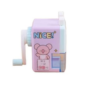 Sacapuntas Mecánico Manual Bonvan 1216 Personalizado de Plástico de Alta Calidad con Diseño de Dibujos Animados, Papelería Escolar, Económico - Product Image 1