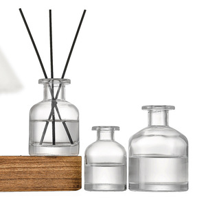 Wholesale Custom Fragrance Glass Bottle Big Belly Design Aromatherapy Cosmetic Empty Refillable <b>Container</b> - Product Image 3