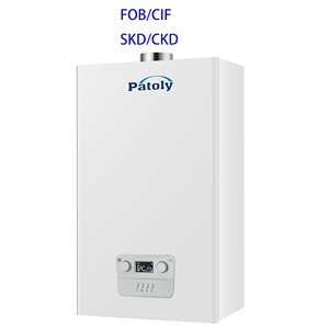 Chaudière à <span class=keywords><strong>gaz</strong></span> pour chauffage de toute la maison 18kW 24kW 50kW, système d'eau chaude instantanée sans réservoir 220V pour le bain et les radiateurs, qualité durable - Product Image 2