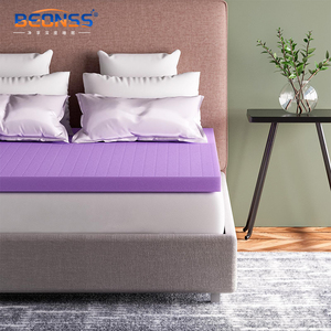 Thoải mái thoáng khí tự nhiên tinh khiết Nệm Gel Bộ nhớ bọt xốp siêu mềm Ngủ Mỏng Nệm Topper - Product Image 1