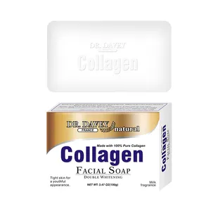 DR.DAVEY Collagen Facial Soap Whitening with 100% Pure collagen New soap whitening soap