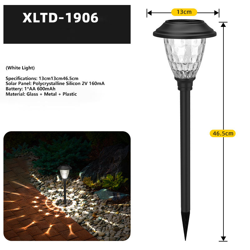 1906 Acier inoxydable Noir - Lumière blanche