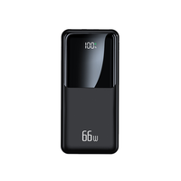 Banco de Energía Portátil de Alta Capacidad 10000mAh PD 20W con Pantalla LED, Batería de Litio 18650, Resistente al Agua, Carga Rápida y Entrada USB