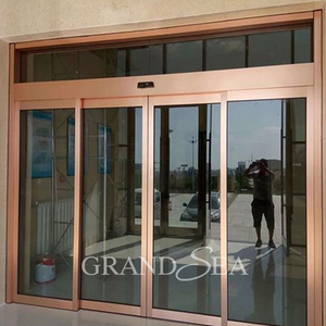 Kính không khung cửa trượt thông minh cảm biến cửa thương mại kính tự động hệ thống cửa trượt - Product Image 4