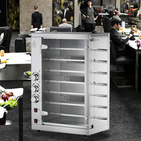 Rôtissoire à gaz commerciale en acier inoxydable nouvel équipement de cuisson pour restaurants magasins d'alimentation centres commerciaux pour magasins de poulet rôti
