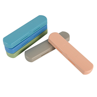 Étui compact et portable en plastique de haute qualité pour stylos à insuline, couleurs macaron variées, pour aiguilles et cartouches de stylos à insuline