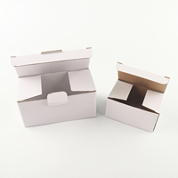Cajas de Cartón Corrugado Blanco Personalizadas de Alta Calidad, con Laminado Mate, Ecológicas y Reciclables para Cosméticos