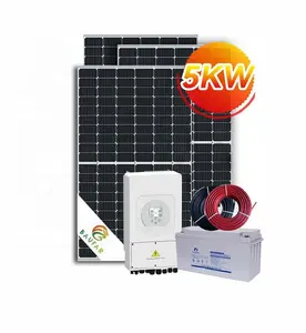 Baufar 5kw 10kw 20kw 30kw 50kw off grid solar panel power system complete solar panel power system for home use