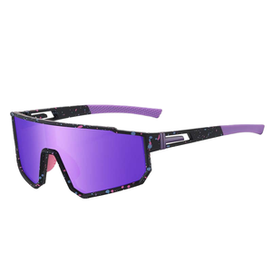 Lunettes de soleil polarisées pour sports de plein air pour hommes et femmes, lunettes de vélo de montagne pour la conduite en <span class=keywords><strong>VTT</strong></span>, vélo pour le cyclisme, monture en PC - Product Image 4