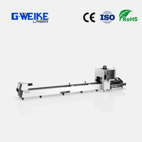 GWEIKE LF6024T2 Máquina de corte láser de fibra CNC de 3kW para tuberías y tubos sin residuos, de 6m de longitud con tres mandriles