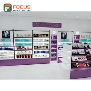 Solución Integral de Diseño Moderno para Tiendas de Cosméticos con Muebles de Madera Sólida - Product Image 5