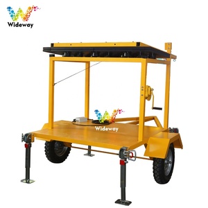 Yüksek parlaklık taşınabilir çıkarılabilir güneş bandı römork 25 ışık yol yapımı trafik işaretleri için LED ok pano - Product Image 4