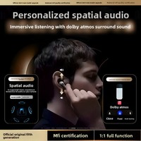 Écouteurs intra-auriculaires sans fil, commande tactile, réduction du bruit, signal stable, musique sportive, jeux, écouteurs compatibles avec Apple
