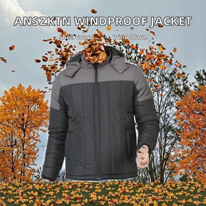 ANSZKTN Sports <b>Men</b> Women Casual Autumn Garment Dyed Corduroy <b>Letter</b> Warm Windproof Anti-fouling Sportswear Outdoor <b>Jacket</b> - Product Image 2