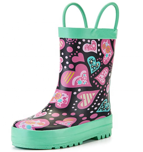 A buon mercato All'ingrosso Bella Bambini <span class=keywords><strong>Rosa</strong></span> Corta In Gomma Impermeabile <span class=keywords><strong>Stivali</strong></span> <span class=keywords><strong>Da</strong></span> <span class=keywords><strong>Pioggia</strong></span> con Maniglie - Product Image 1