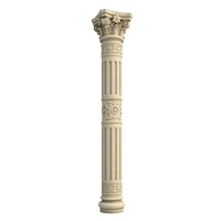 Moule en plastique ABS réutilisable pour la coulée de colonnes romaines à rayures rondes, design pour la maison