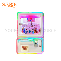 Игровой автомат SOURCE LED Neon Modular Grid Cube для выдачи призов, монетоприемный, аркадный, для развлекательных центров
