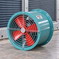 Ventilateur axial pour tour de refroidissement, condenseur, refroidisseur à sec, échangeur de chaleur, en acier galvanisé, pour les entrepreneurs en projets MEP