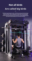 Machine Smith multifonctionnelle de haute qualité avec rack de musculation et crossover par câble, pour usage commercial et domestique, pour squats et développés couchés, charge maximale 2000 kg