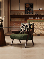 Fauteuil individuel de style rétro français en bois massif pour salon, balcon, café, meubles de maison