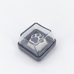 High Quality <strong>Rubber</strong>+ clear Plastic <strong>Cover</strong> Keycap <strong>Storage</strong> <strong>Box</strong> Package <strong>Box</strong>