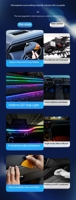 Kit de modernisation/amélioration de feux de jour LED 12V Dragon Scale, 18 lumières, intérieur coloré, ajustement universel, certifié CE/FCC/ROHS