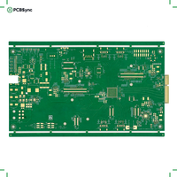 PCB RF Rogers RT/duroid 5880LZ sur mesure, plaqué or dur 14L, 0,508 mm (20 mil), 3-6 GHz, pour communication de défense