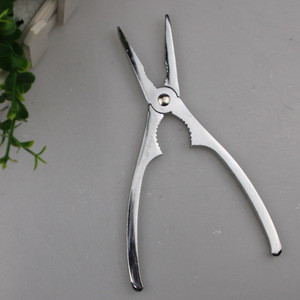 Nutcracker Metal Crab Claw Seafood Tool Silver 17x4.2x0.8 Cm For Kitchen Use - Product Image 1