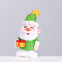 Neues Design Weihnachts-Kuchenaufsatz aus Polymer Clay Material Kuchendekoration Zubehör Weihnachts-Kuchendekoration