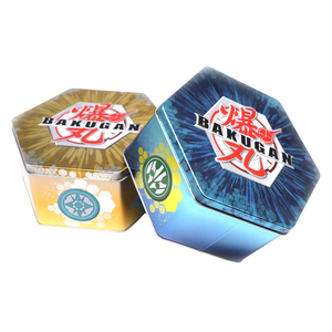 Customized Embossed Logo Eco-Friendly Recyclable Food Grade Metal Special Hexagonal Shape <strong>Tin</strong> Case High-End <strong>Biscuit</strong> <strong>Gift</strong> - Product Image 4