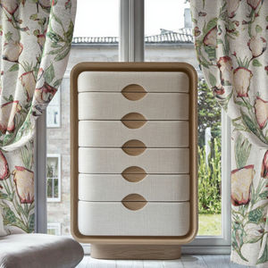 Comodino Moderno di Lusso per Camera dei Bambini, Pannello in Legno Massello con Design in Acciaio Inossidabile di Alta Qualità, Arredamento per Camera da Letto - Product Image 3