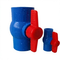 Vanne à boisseau sphérique en PVC personnalisable, accessoires pour tuyaux d'eau en plastique avec support OEM