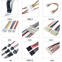 Harness Kabel Elektronik Kustom Profesional Pabrik ZH PH EH XH PVC 12V 22AWG 1.0 1.25 1.5 2.0 2.54mm Pitch Connector Terminal