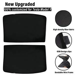 Xiangta pièces de voiture automatiques pare-soleil pour voiture toit ouvrant voiture rideau de toit ouvrant modèle Y Highland toit ouvrant aveugle pour Tesla modèle Y - Product Image 4