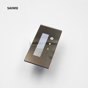 تخصيص لوحة التحكم الزجاج المقسى عرض الشاشة الحريرية طباعة نافذة وظيفة زر القواطع لأجهزة الطاقة الشمسية الصناعية - Product Image 5