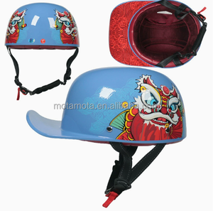 Casque rétro en forme de bec de canard pour scooter, casque demi-casque pour voiture électrique pour hommes et femmes, casquette de baseball, casque en forme de bec de canard pour scooter - Product Image 3