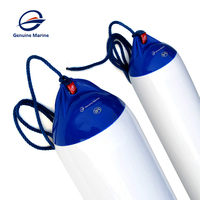 Pièces de pare-battage en caoutchouc pour yacht marin authentiques, pare-battage gonflable en PVC marin