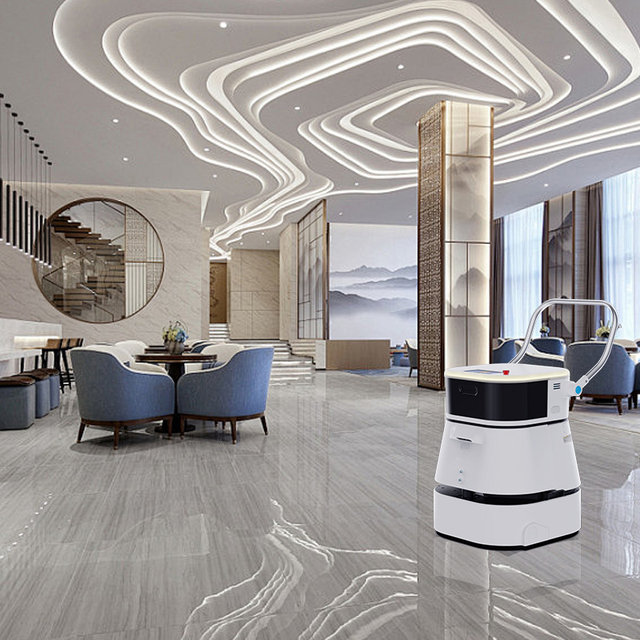 Anseboo Robotic Floor Cleaning Machine Sweeping Mopping Smart Floor Industrial Cleaning Robot Commercial