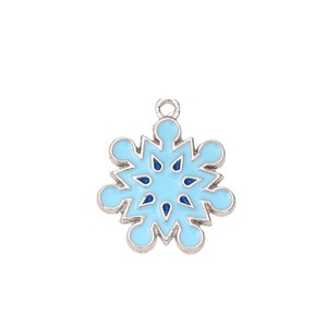 Collier pendentif en alliage de zinc style <span class=keywords><strong>punk</strong></span> avec Père Noël et flocon de neige pour décoration de cadeau - Product Image 5