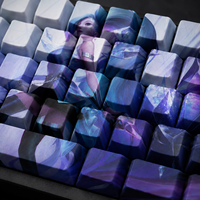 Clavier mécanique personnalisé LOL Seraphine Superstar avec 68 touches en PBT, impression par sublimation, touches latérales imprimées, profil Cherry