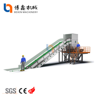 Machine à fabriquer des bouteilles pour animaux domestiques,, fabriqué en chine, recyclage de fibres d'agrafes en polyester, broyeur et recyclage du plastique